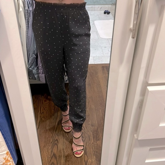 Maison Soda Grey and White Star Pant - Picture 1 of 6